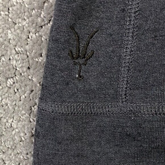 Ibex Sweater Jacket Women's Medium Full Zip Pez Hooded Gray Merino Wool Nylon - Picture 6 of 14